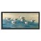 Stupell Industries Sandpiper Bird Flock Beach Shoreline Framed Floater Canvas Wall Art